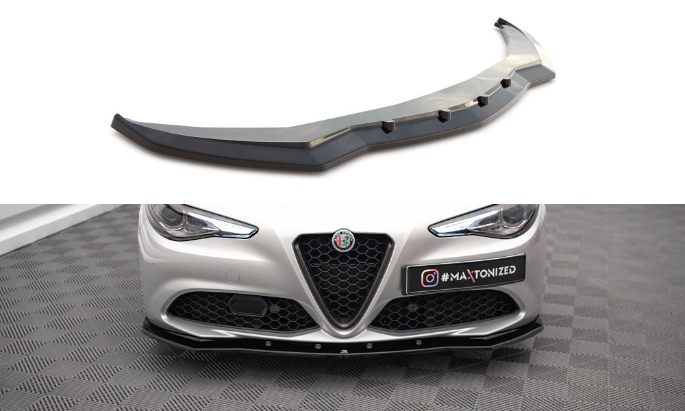 MAXTON DESIGN FRONT SPLITTER V.1 ALFA ROMEO GIULIA SPORT