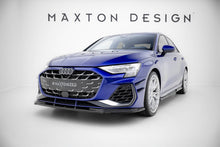 Load image into Gallery viewer, MAXTON DESIGN Front Splitter V.1 Audi A3 S-Line Sedan / S3 Sedan 8Y Facelift