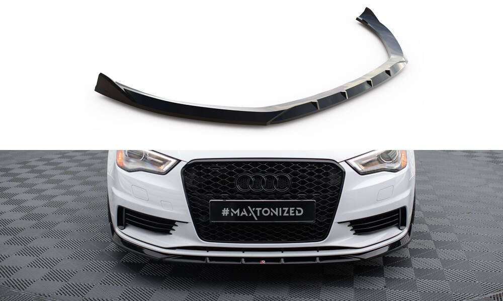 MAXTON DESIGN Front Splitter V.1 Audi A3 Sedan 8V