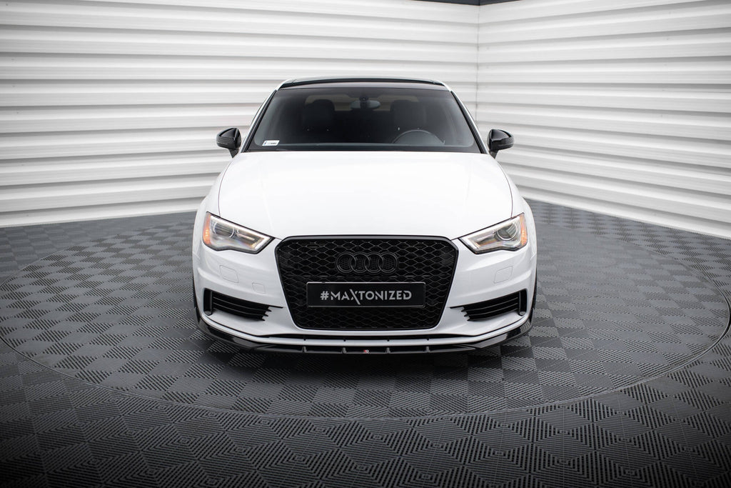 MAXTON DESIGN Front Splitter V.1 Audi A3 Sedan 8V