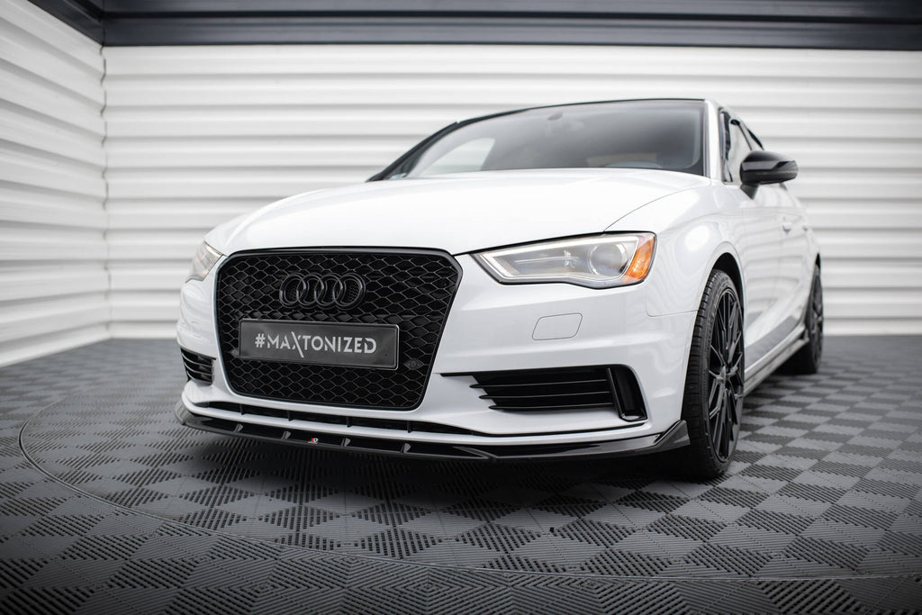 MAXTON DESIGN Front Splitter V.1 Audi A3 Sedan 8V