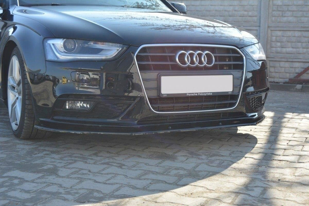 MAXTON DESIGN FRONT SPLITTER V.1 AUDI A4 B8 FL