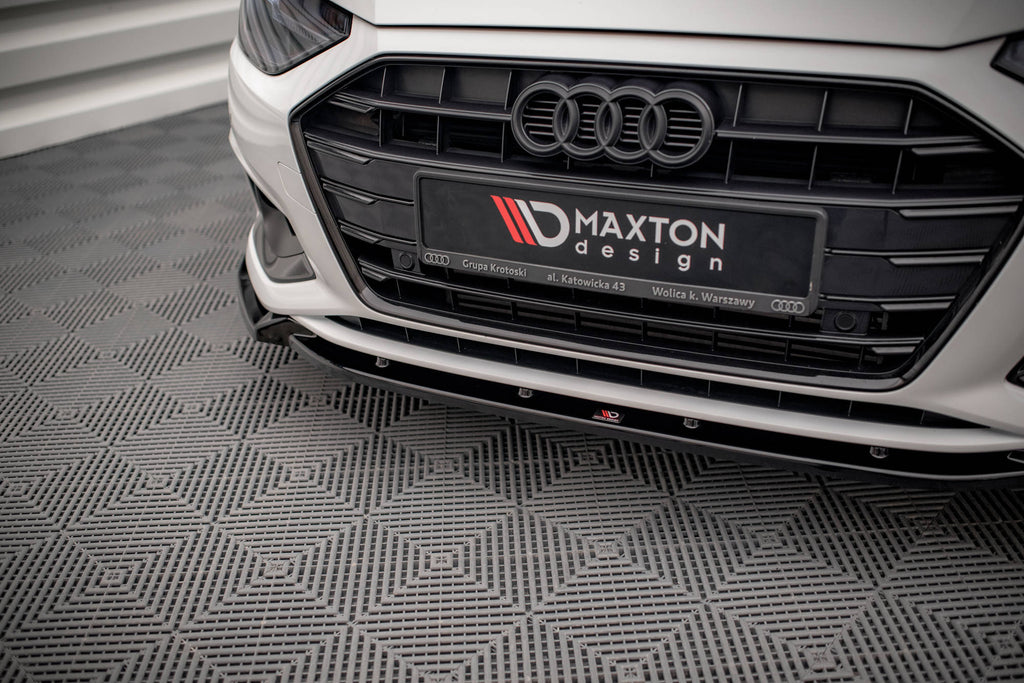 MAXTON DESIGN FRONT SPLITTER V.1 AUDI A4 B9 FACELIFT