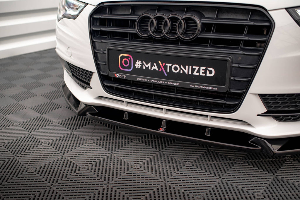 MAXTON DESIGN FRONT SPLITTER V.1 AUDI A5 COUPE 8T FACELIFT