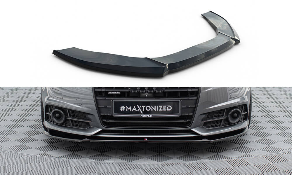 MAXTON DESIGN FRONT SPLITTER V.1 AUDI S6 / A6 S-LINE C7 FL