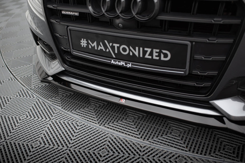 MAXTON DESIGN FRONT SPLITTER V.1 AUDI S6 / A6 S-LINE C7 FL