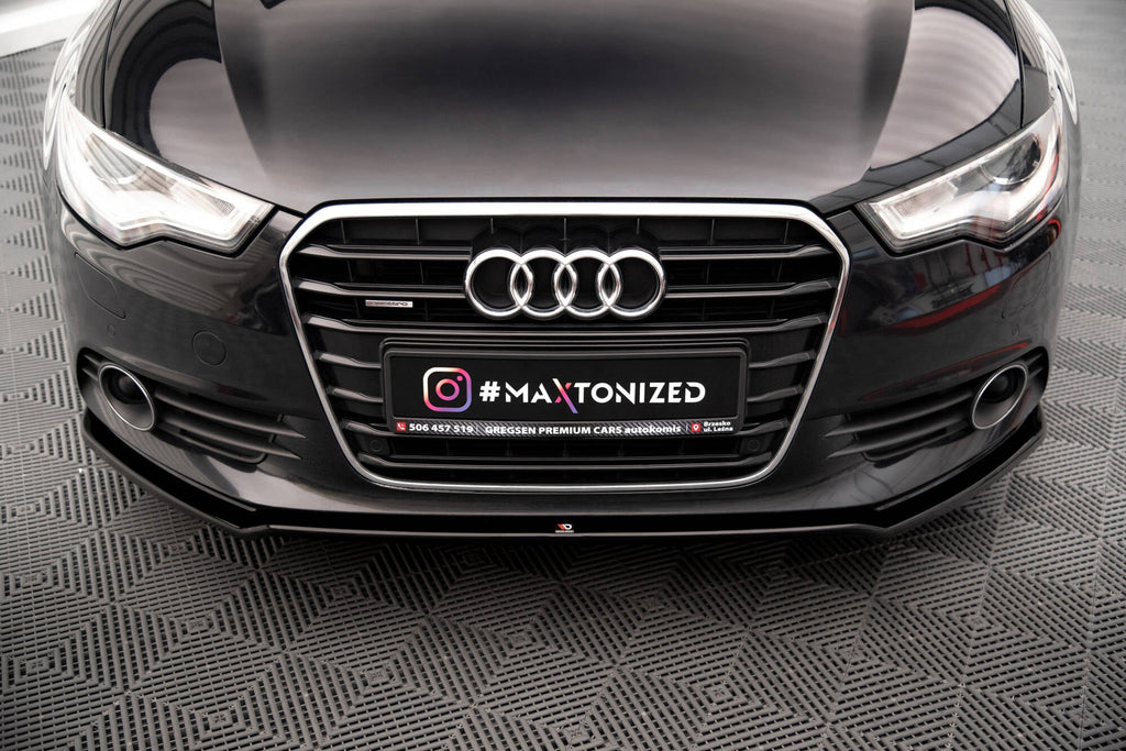 MAXTON DESIGN FRONT SPLITTER AUDI A6 C7