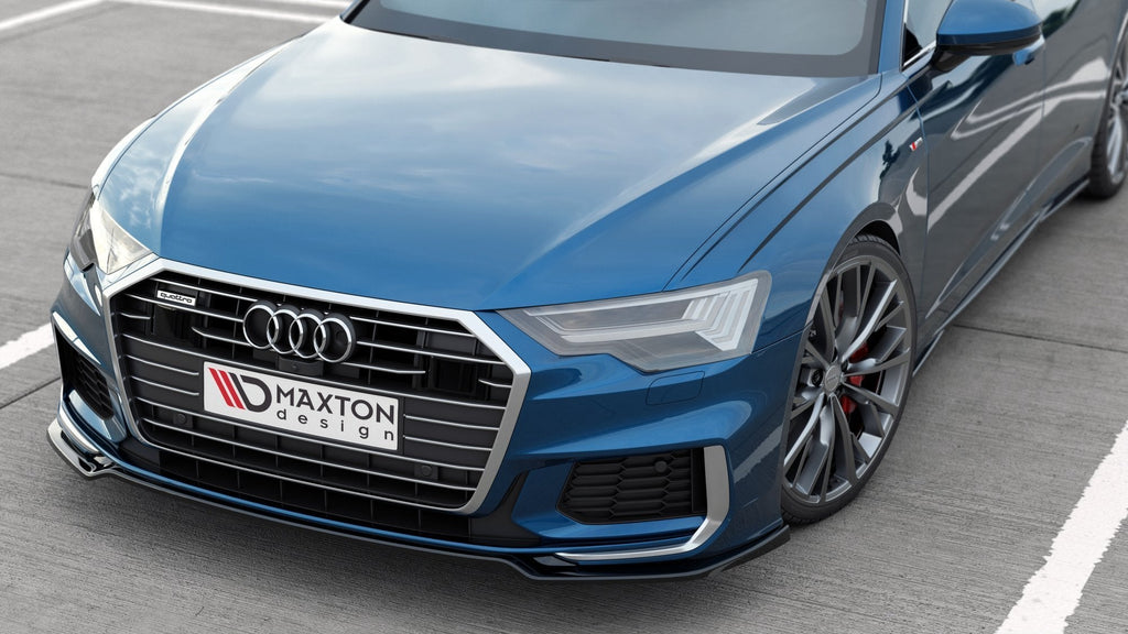 MAXTON DESIGN FRONT SPLITTER V.1 AUDI A6 S-LINE / S6 C8