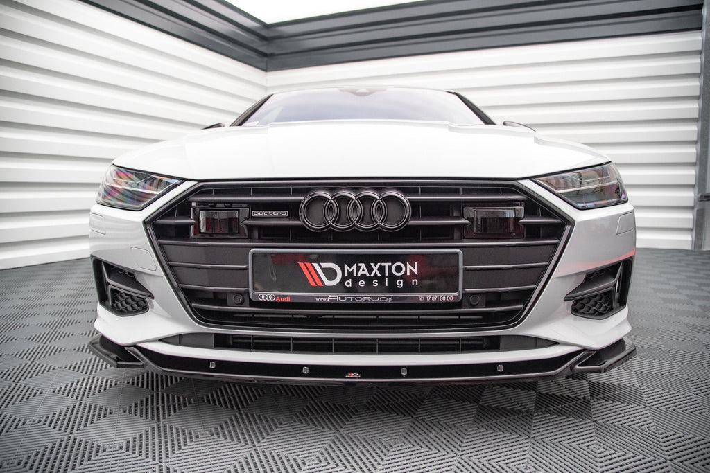 MAXTON DESIGN FRONT SPLITTER V.1 AUDI A7 C8