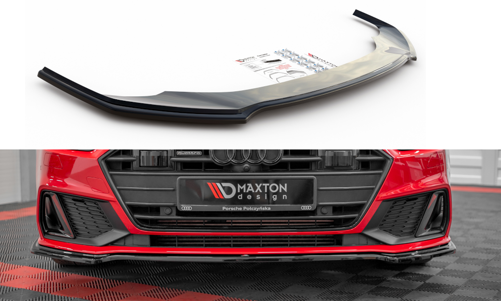 MAXTON DESIGN FRONT SPLITTER V.1 AUDI S7 / A7 C8 S-LINE