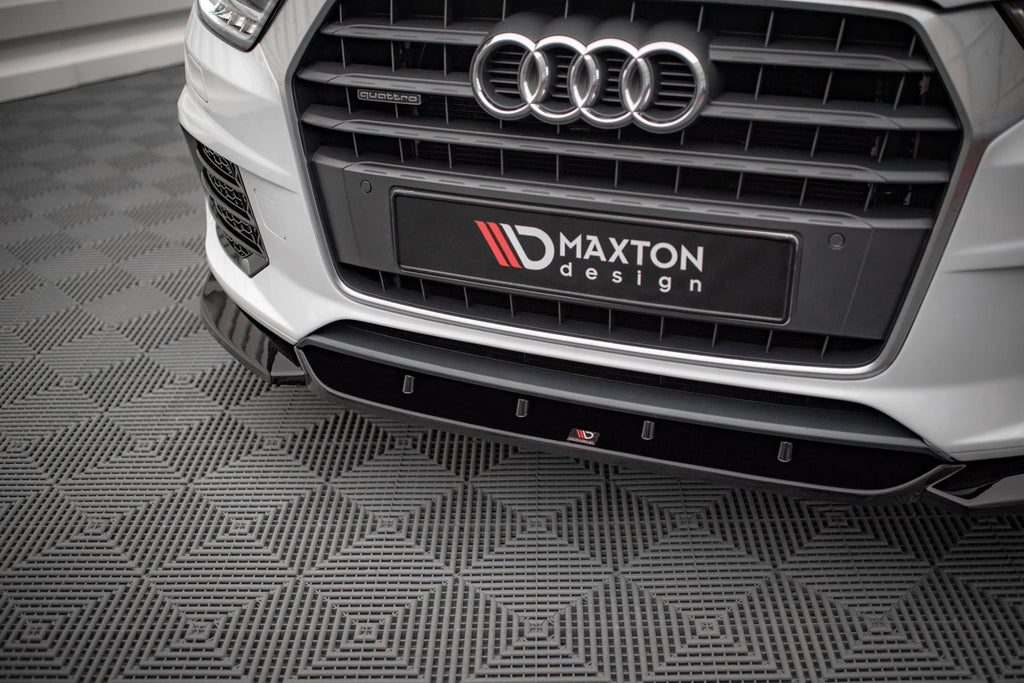 MAXTON DESIGN FRONT SPLITTER V.1 AUDI Q3 S-LINE 8U FACELIFT