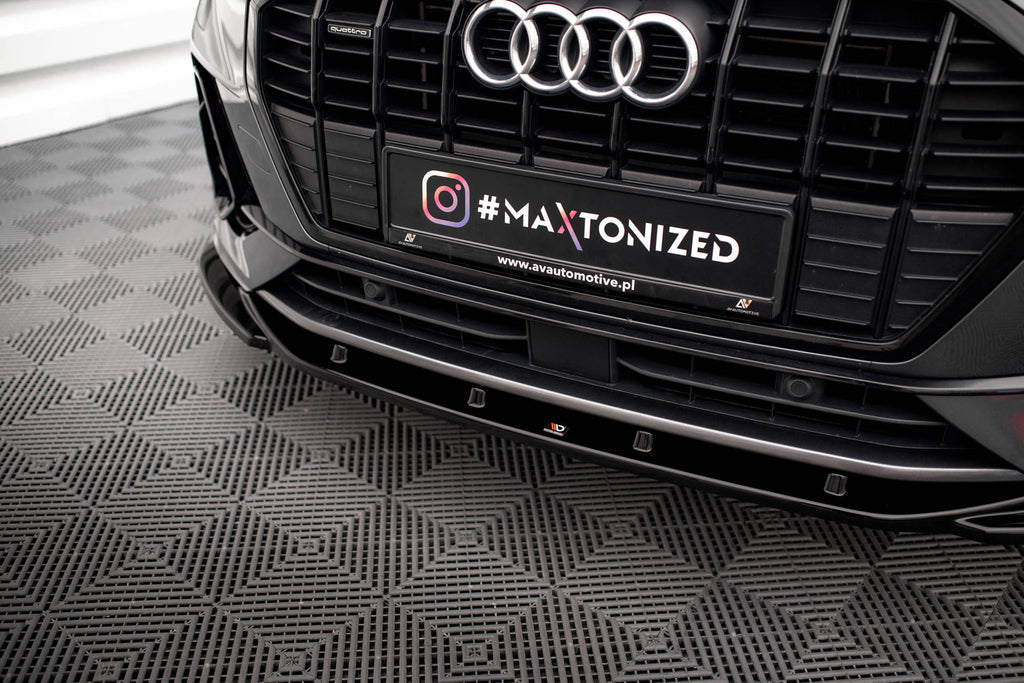 MAXTON DESIGN FRONT SPLITTER V.1 AUDI Q3 S-LINE F3