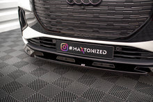 Load image into Gallery viewer, MAXTON DESIGN FRONT SPLITTER V.1 AUDI Q4 E-TRON SPORTBACK MK1