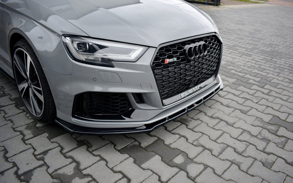 MAXTON DESIGN FRONT SPLITTER V.1 AUDI RS3 8V FL SEDAN