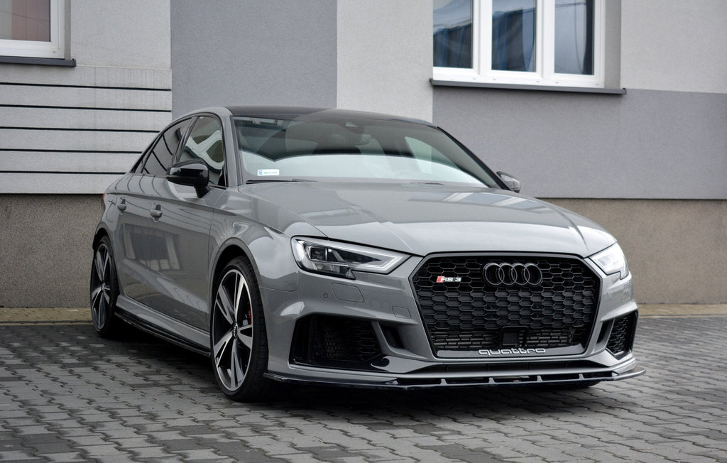 MAXTON DESIGN FRONT SPLITTER V.1 AUDI RS3 8V FL SEDAN