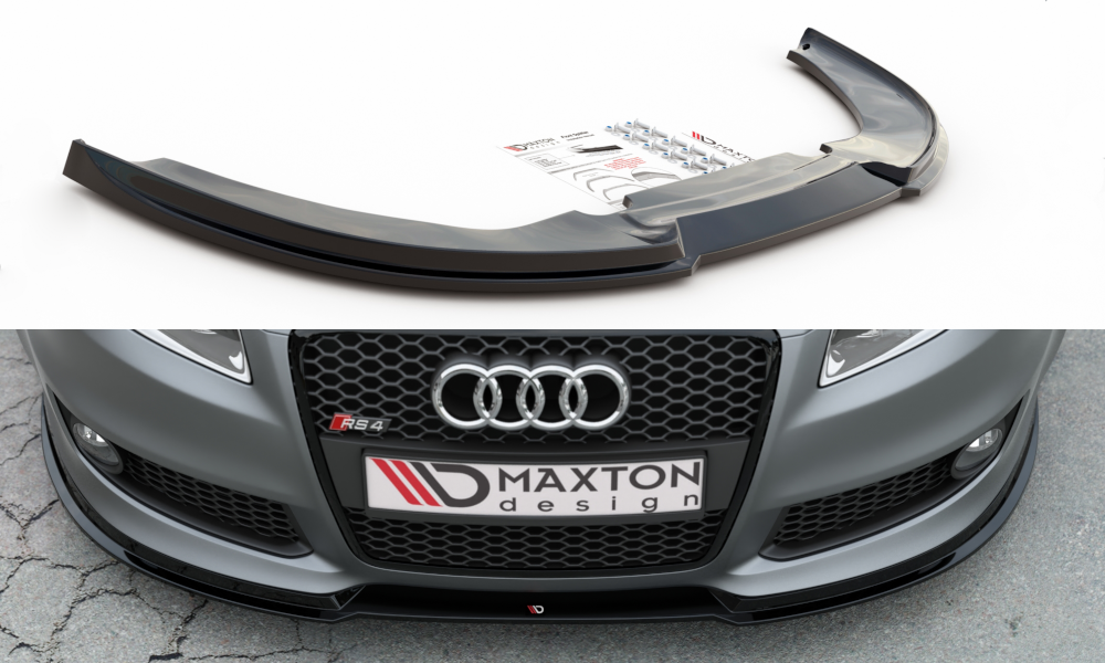 MAXTON DESIGN FRONT SPLITTER V.1 AUDI RS4 B7