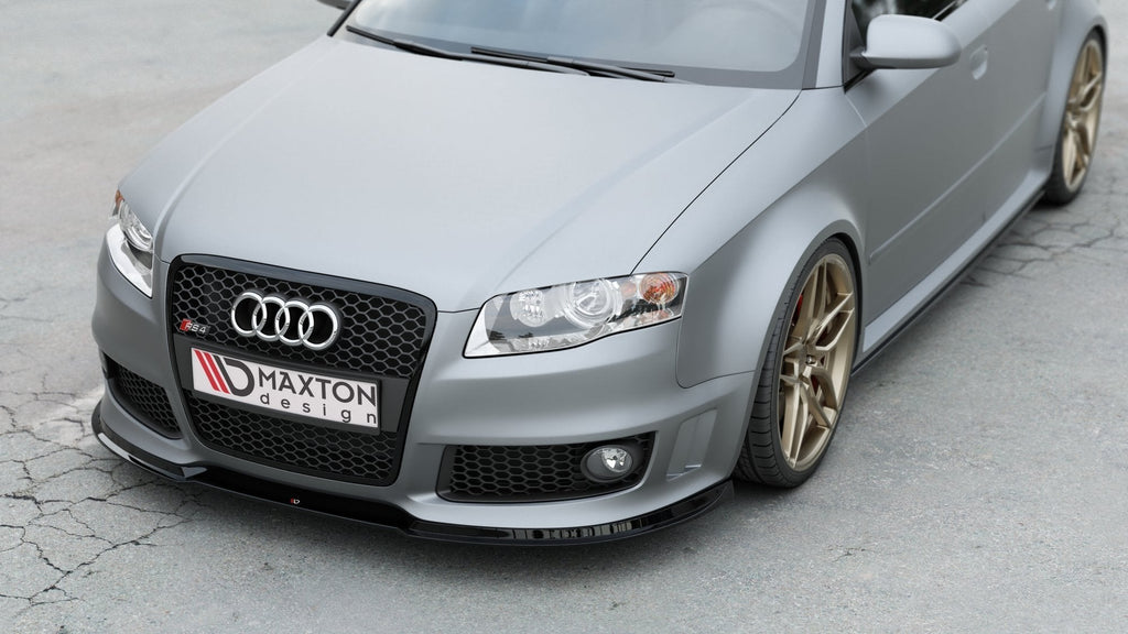 MAXTON DESIGN FRONT SPLITTER V.1 AUDI RS4 B7