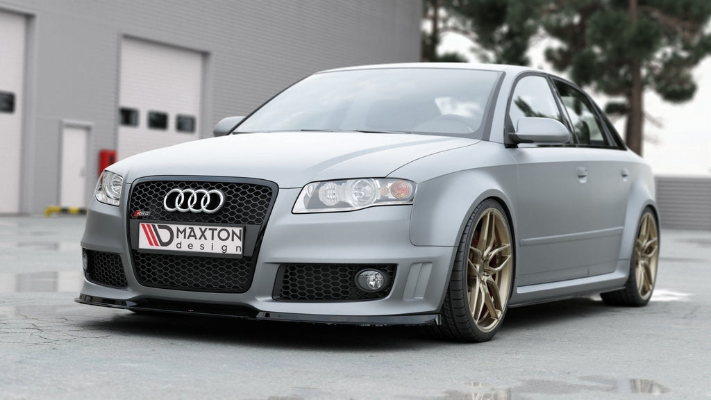 MAXTON DESIGN FRONT SPLITTER V.1 AUDI RS4 B7