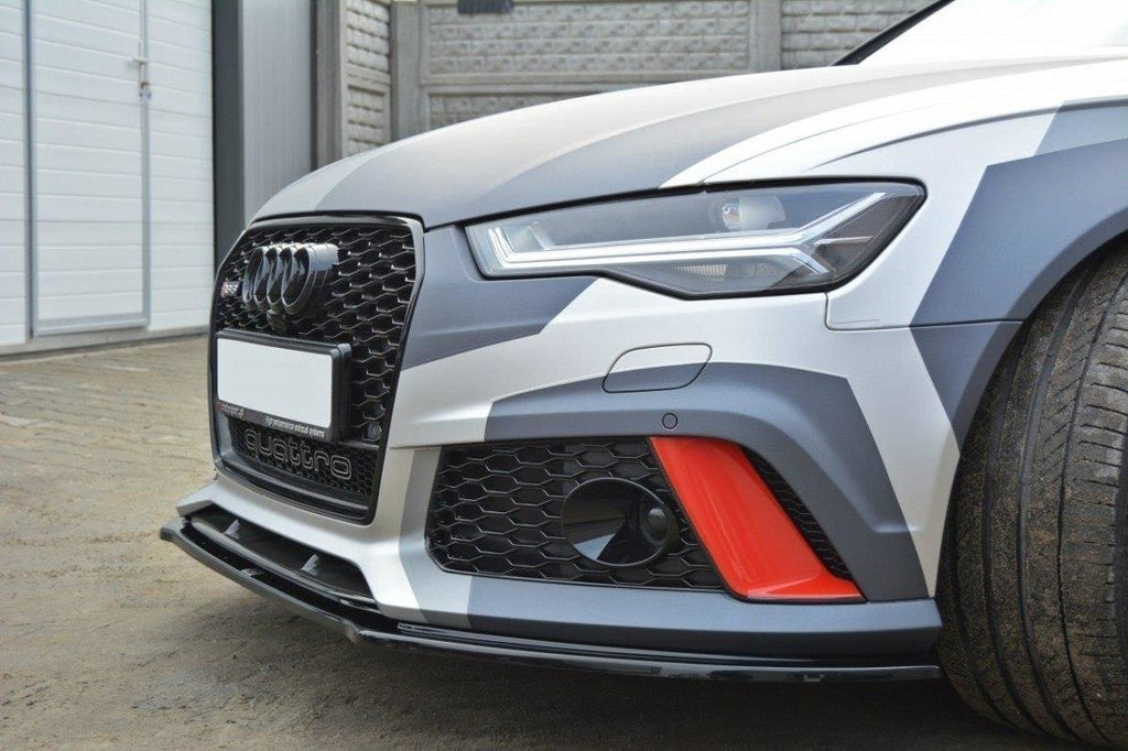 MAXTON DESIGN FRONT SPLITTER V.1 AUDI RS6 C7 / C7 FL