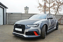 Load image into Gallery viewer, MAXTON DESIGN FRONT SPLITTER V.1 AUDI RS6 C7 / C7 FL