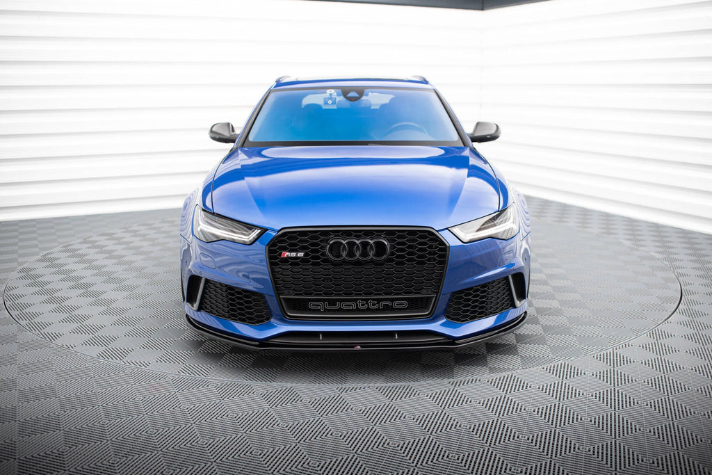 MAXTON DESIGN FRONT SPLITTER V.1 AUDI RS6 C7 / C7 FL