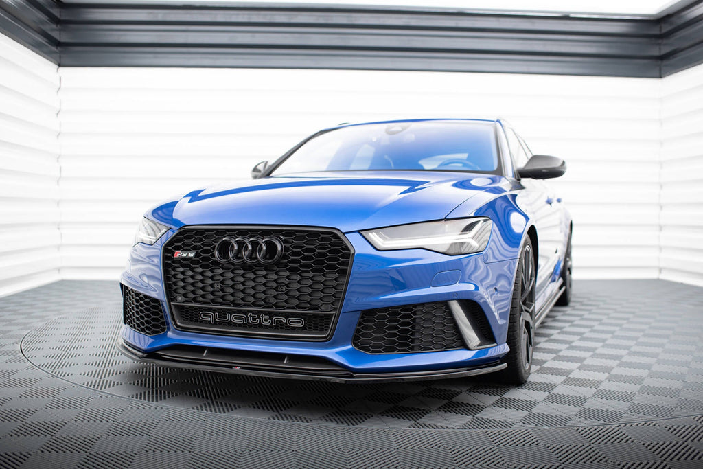 MAXTON DESIGN FRONT SPLITTER V.1 AUDI RS6 C7 / C7 FL