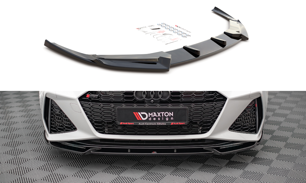 MAXTON DESIGN FRONT SPLITTER V.1 AUDI RS6 C8