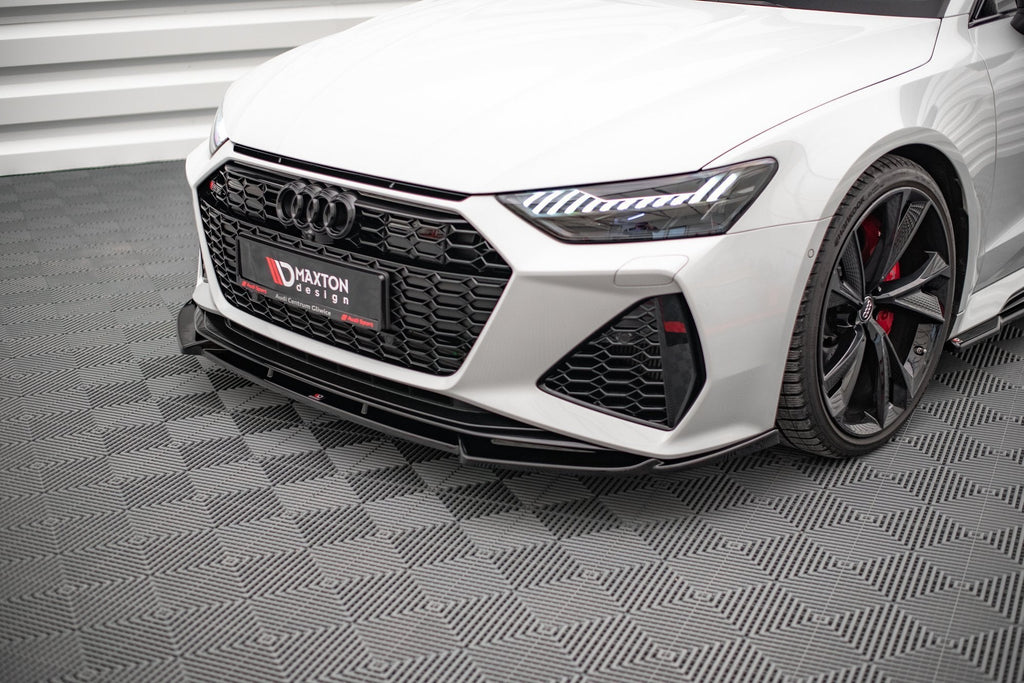 MAXTON DESIGN FRONT SPLITTER V.1 AUDI RS6 C8