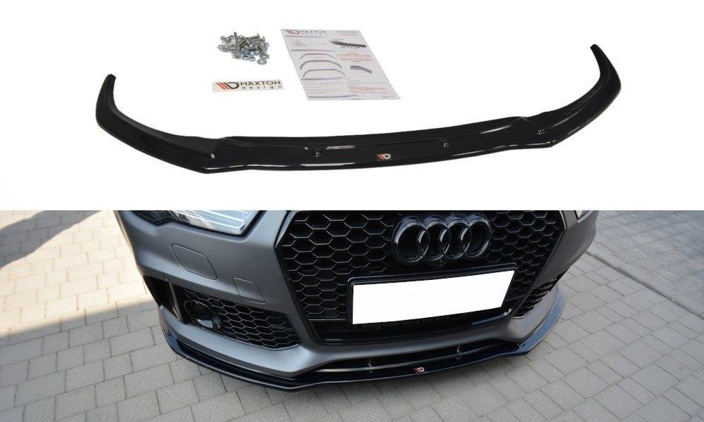 MAXTON DESIGN FRONT SPLITTER V.1 AUDI RS7 C7 FL