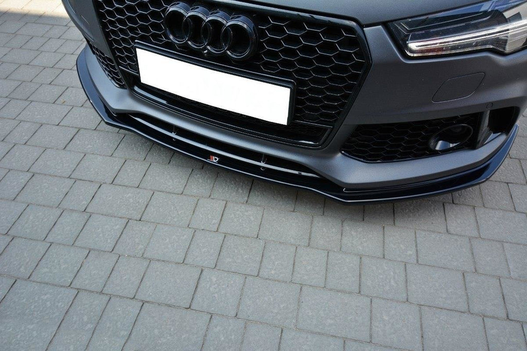 MAXTON DESIGN FRONT SPLITTER V.1 AUDI RS7 C7 FL