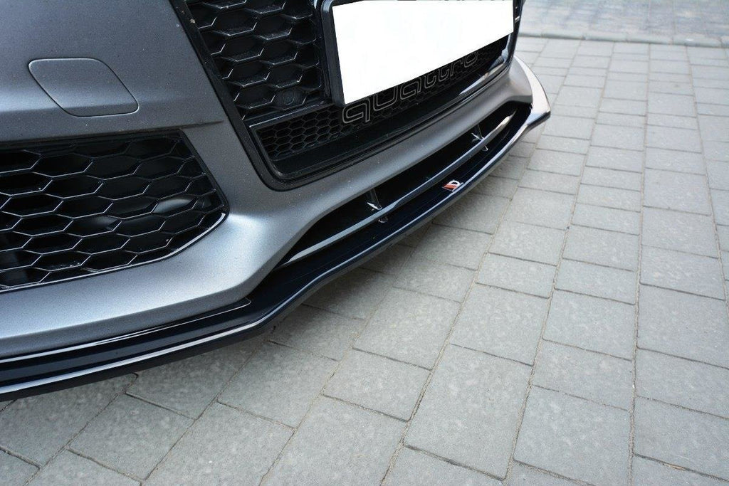 MAXTON DESIGN FRONT SPLITTER V.1 AUDI RS7 C7 FL