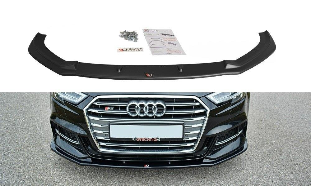 MAXTON DESIGN FRONT SPLITTER V.1 AUDI S3 / A3 S-LINE 8V FL