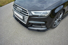 Load image into Gallery viewer, MAXTON DESIGN FRONT SPLITTER V.1 AUDI S3 / A3 S-LINE 8V FL