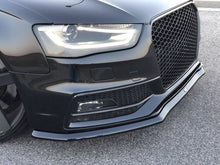 Load image into Gallery viewer, MAXTON DESIGN FRONT SPLITTER V.1 AUDI S4 / A4 S-LINE B8 FL