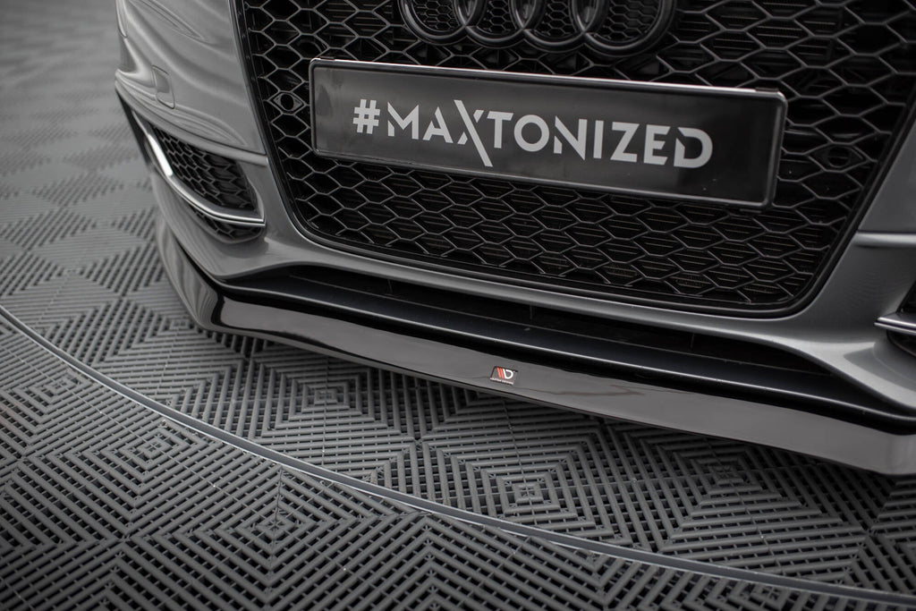 MAXTON DESIGN FRONT SPLITTER V.1 AUDI S5 / A5 S-LINE 8T FL