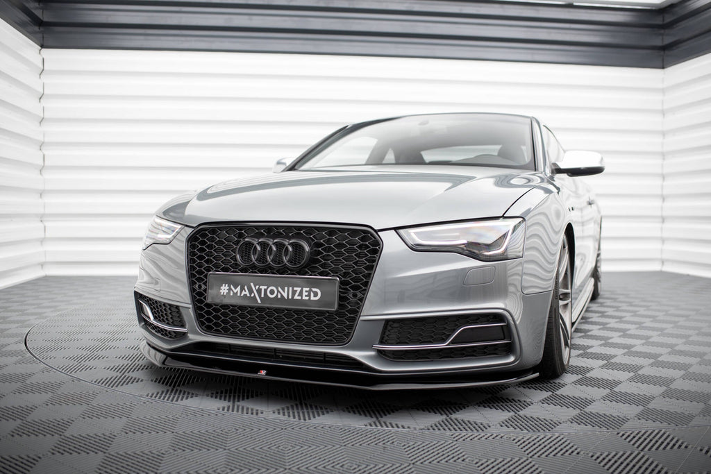 MAXTON DESIGN FRONT SPLITTER V.1 AUDI S5 / A5 S-LINE 8T FL