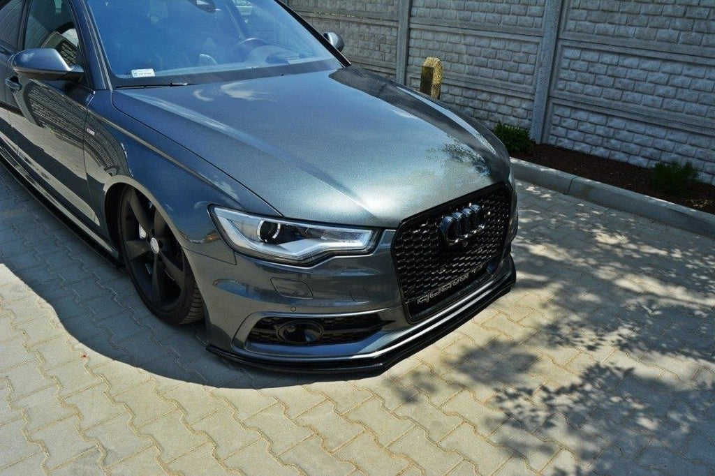 MAXTON DESIGN FRONT SPLITTER V.1 AUDI S6 / A6 S-LINE C7