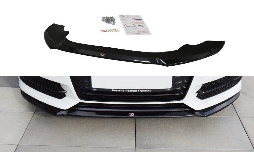 MAXTON DESIGN FRONT SPLITTER V.1 AUDI S6 / A6 S-LINE C7 FL