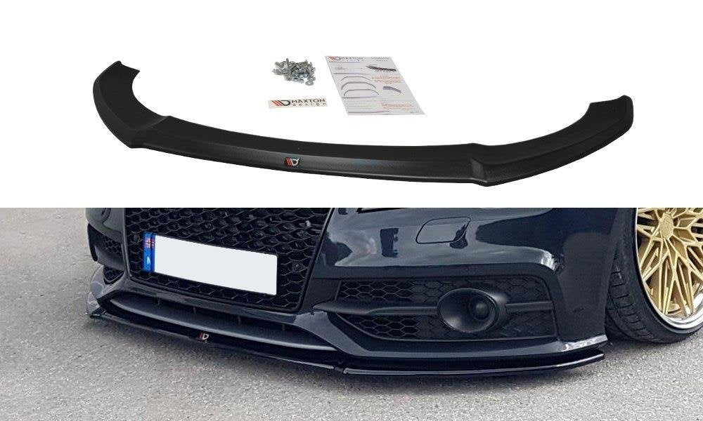 MAXTON DESIGN FRONT SPLITTER V.1 AUDI S7 / A7 S-LINE C7