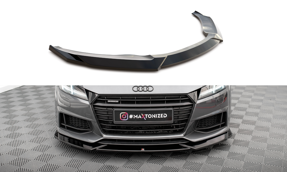 MAXTON DESIGN FRONT SPLITTER V.1 AUDI TT S / S-LINE 8S