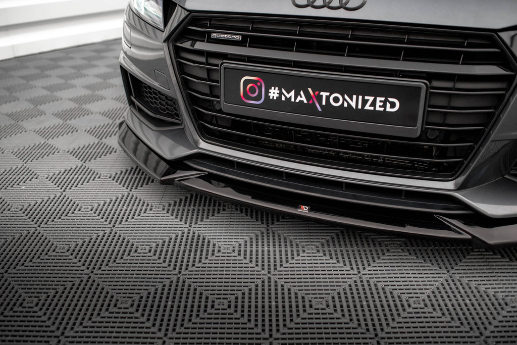 MAXTON DESIGN FRONT SPLITTER V.1 AUDI TT S / S-LINE 8S