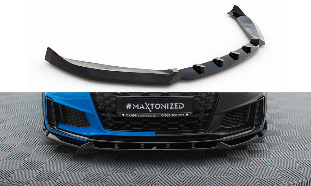 MAXTON DESIGN Front Splitter V.1 Audi TT S / TT S-Line 8S Facelift