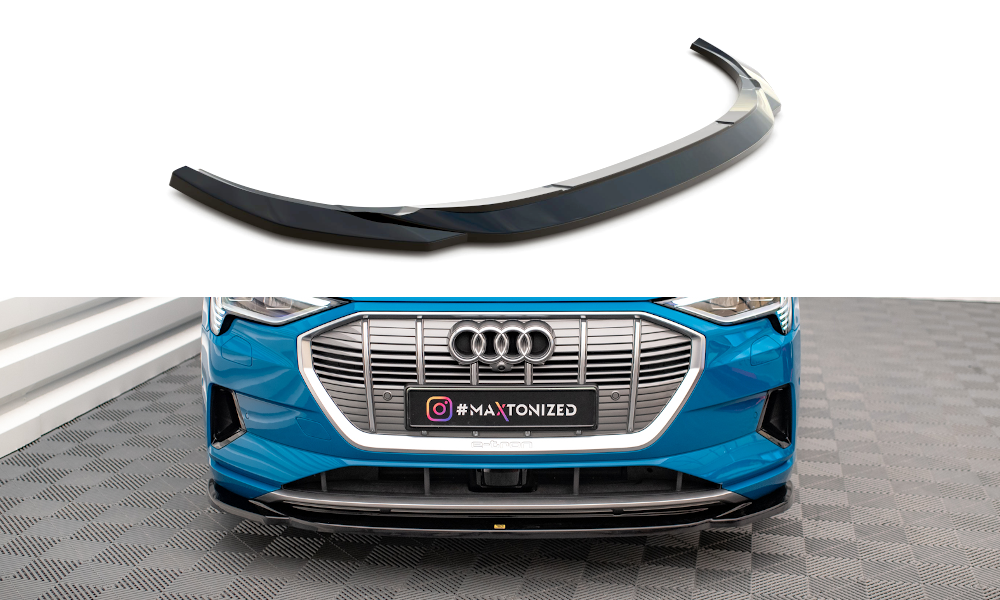 MAXTON DESIGN FRONT SPLITTER V.1 AUDI E-TRON