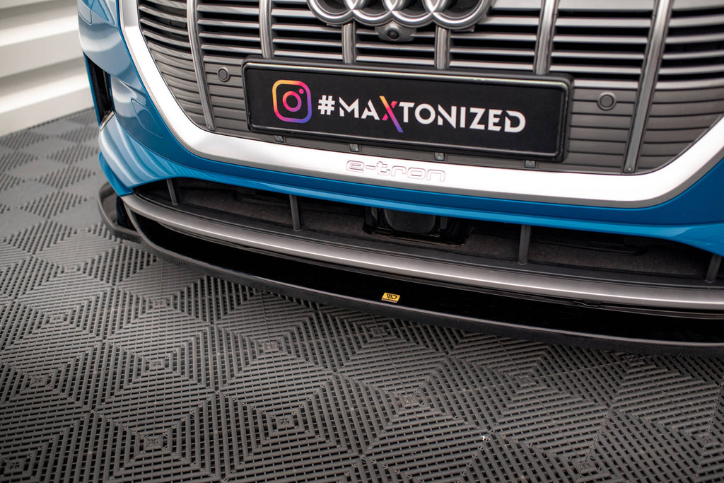 MAXTON DESIGN FRONT SPLITTER V.1 AUDI E-TRON