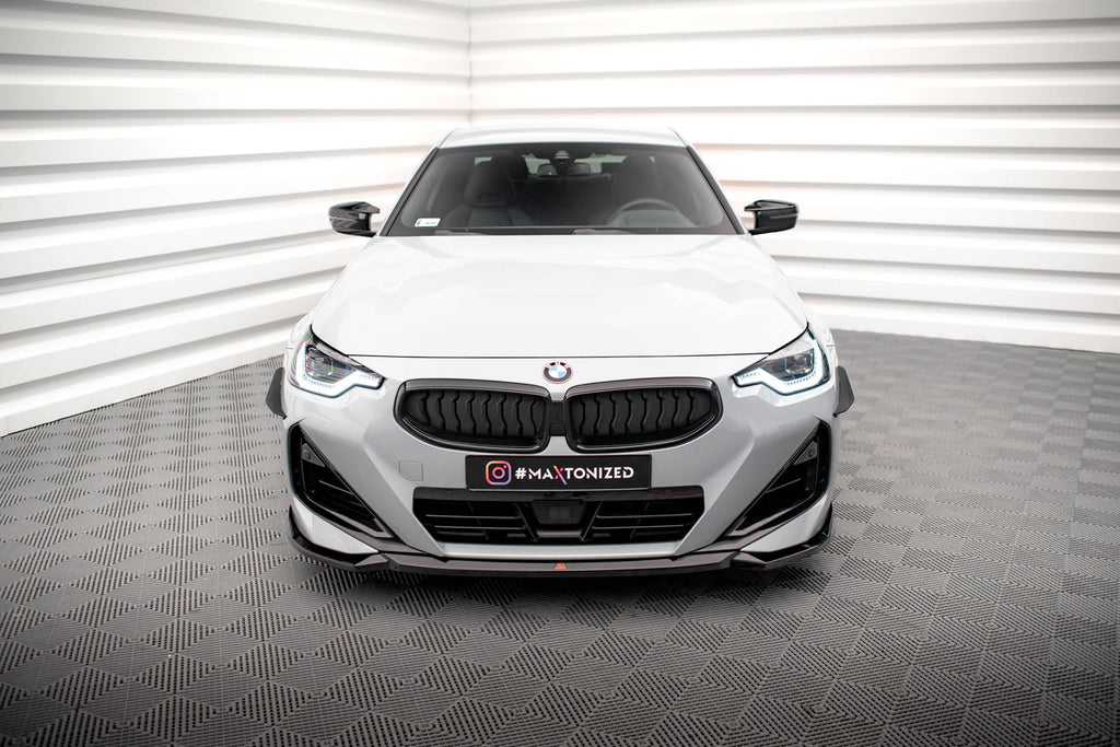 MAXTON DESIGN FRONT SPLITTER V.1 BMW 2 COUPE M-PACK / M240I G42