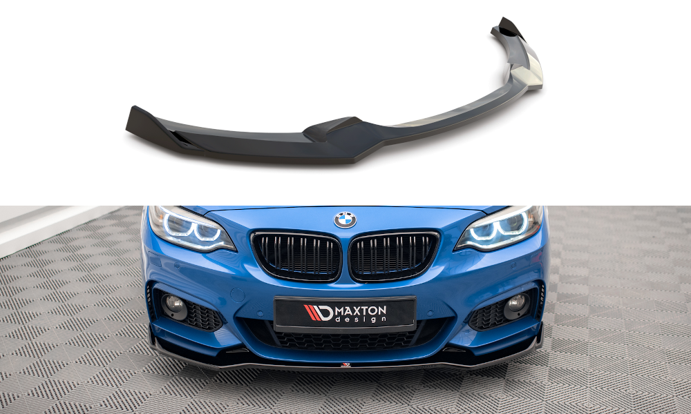 MAXTON DESIGN FRONT SPLITTER V.1 BMW 2 M-PACK F22