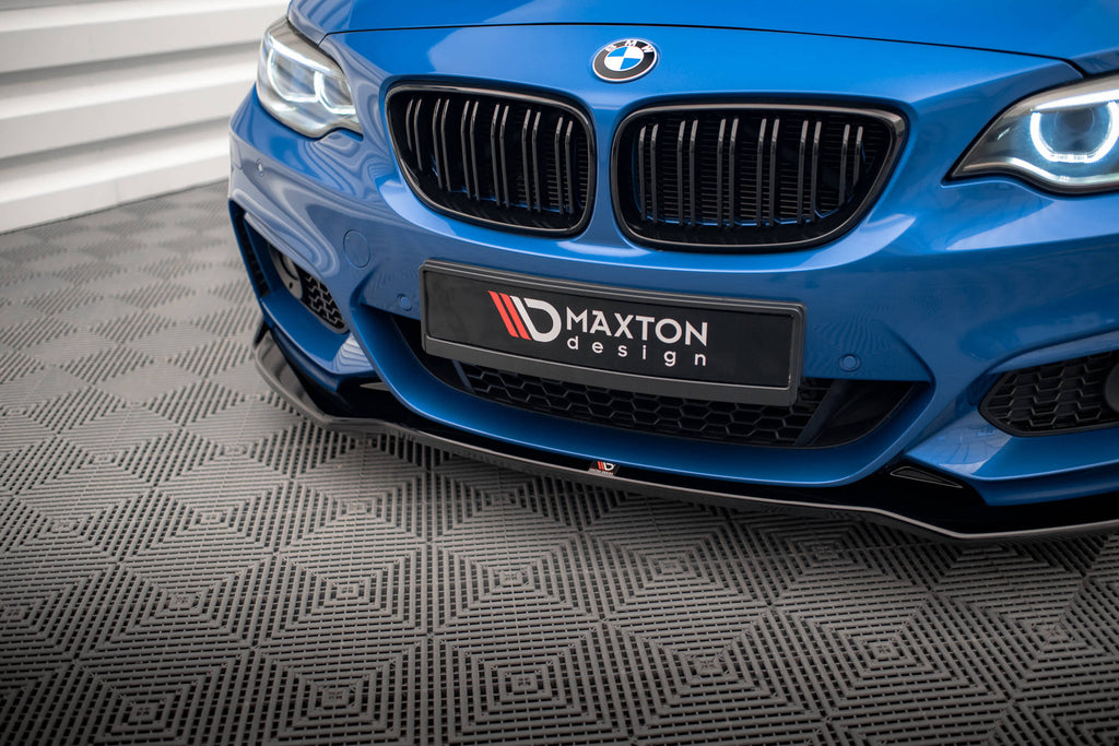 MAXTON DESIGN FRONT SPLITTER V.1 BMW 2 M-PACK F22