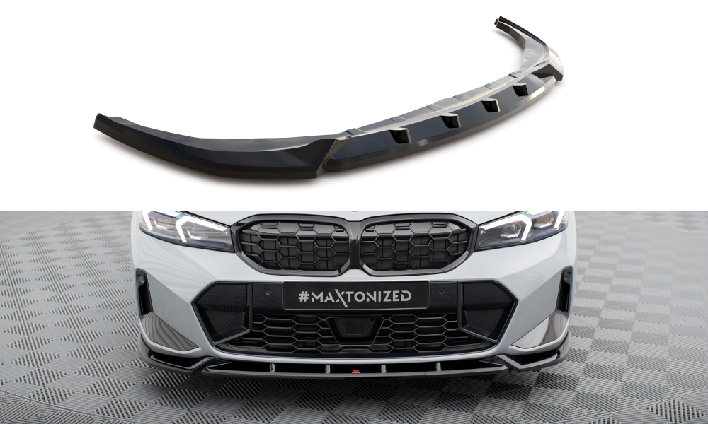 MAXTON DESIGN FRONT SPLITTER V.1 BMW 3 M340I / M-PACK G20 / G20 FACELIFT