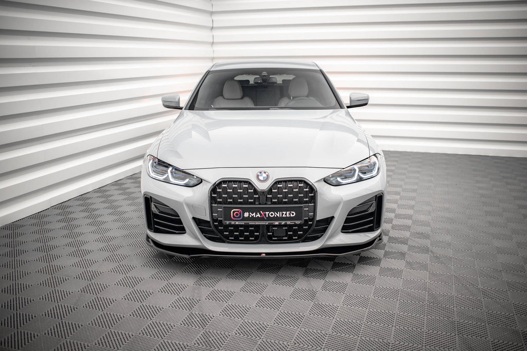 MAXTON DESIGN FRONT SPLITTER V.1 BMW 4 / I4 GRAN COUPE M-PACK G26