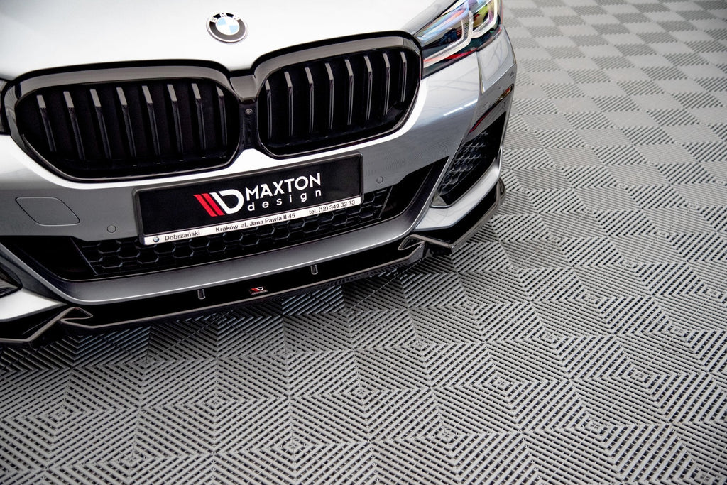 MAXTON DESIGN FRONT SPLITTER V.1 BMW 5 G30 FACELIFT M-PACK